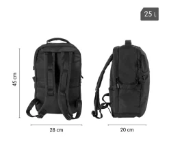 Mochila Escolar Shadow Negro Personalizable
