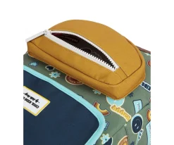 Mochila Escolar Solapa Smiley Personalizable