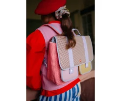 Mochila Escolar Sticky Lemon Gingham Flower Rose
