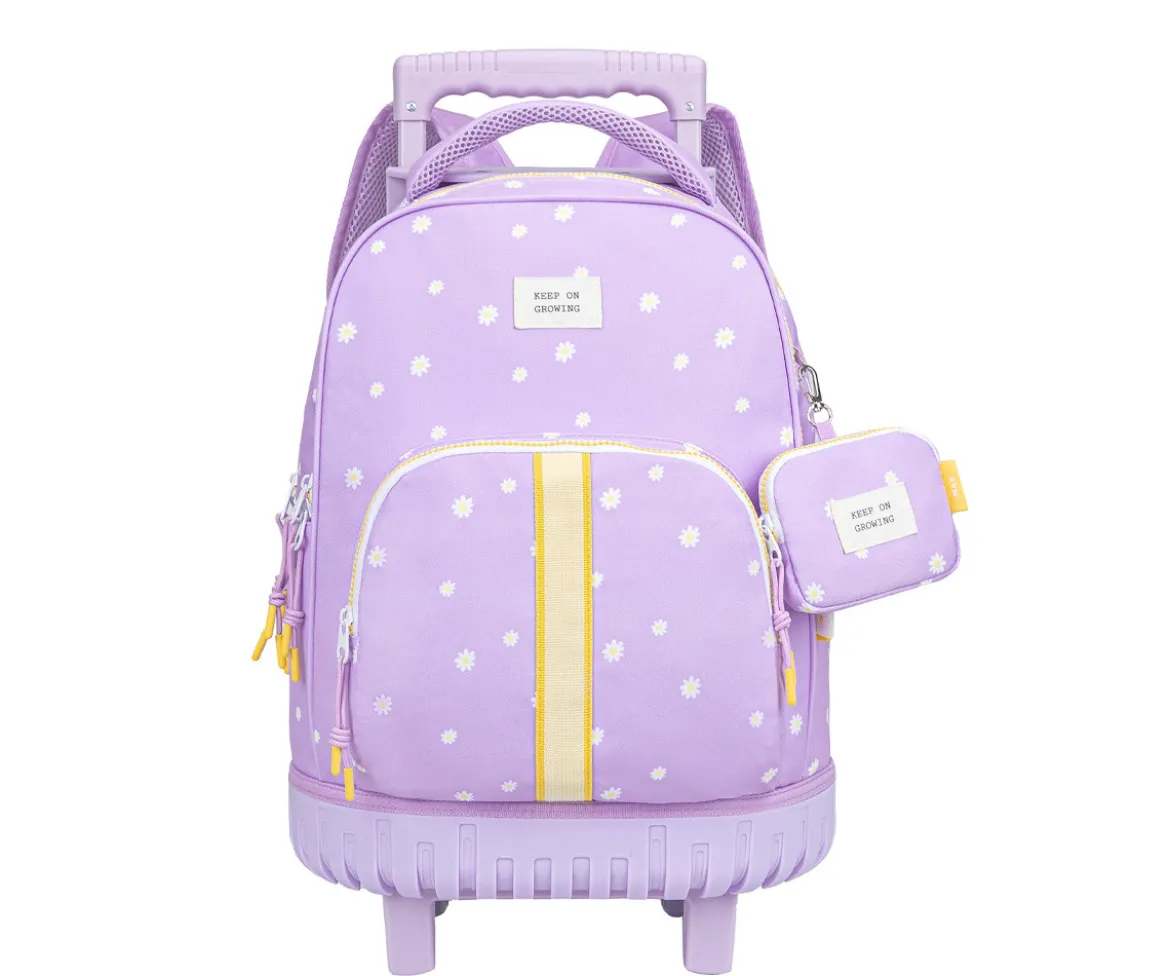 Mochila Escolar Trolley May Daisy Lilac