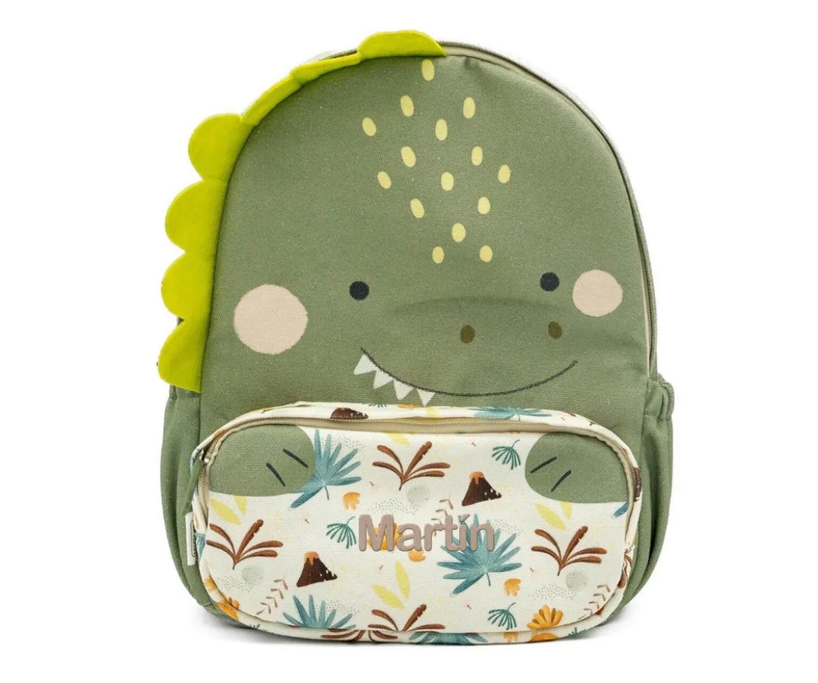 Mochila Grande Personalizable Dinosaurio