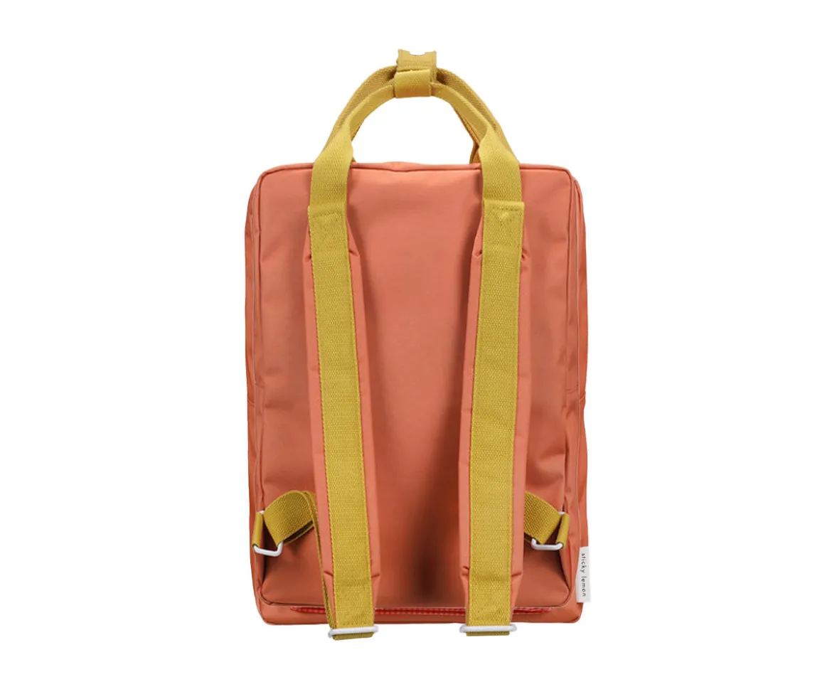 Mochila Grande Personalizable Sticky Lemon Envelope Maple Whirl