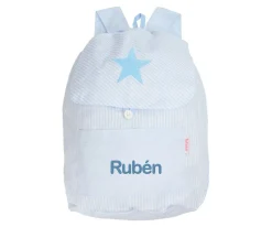 Mochila Grande Personalizada Oxford Azul