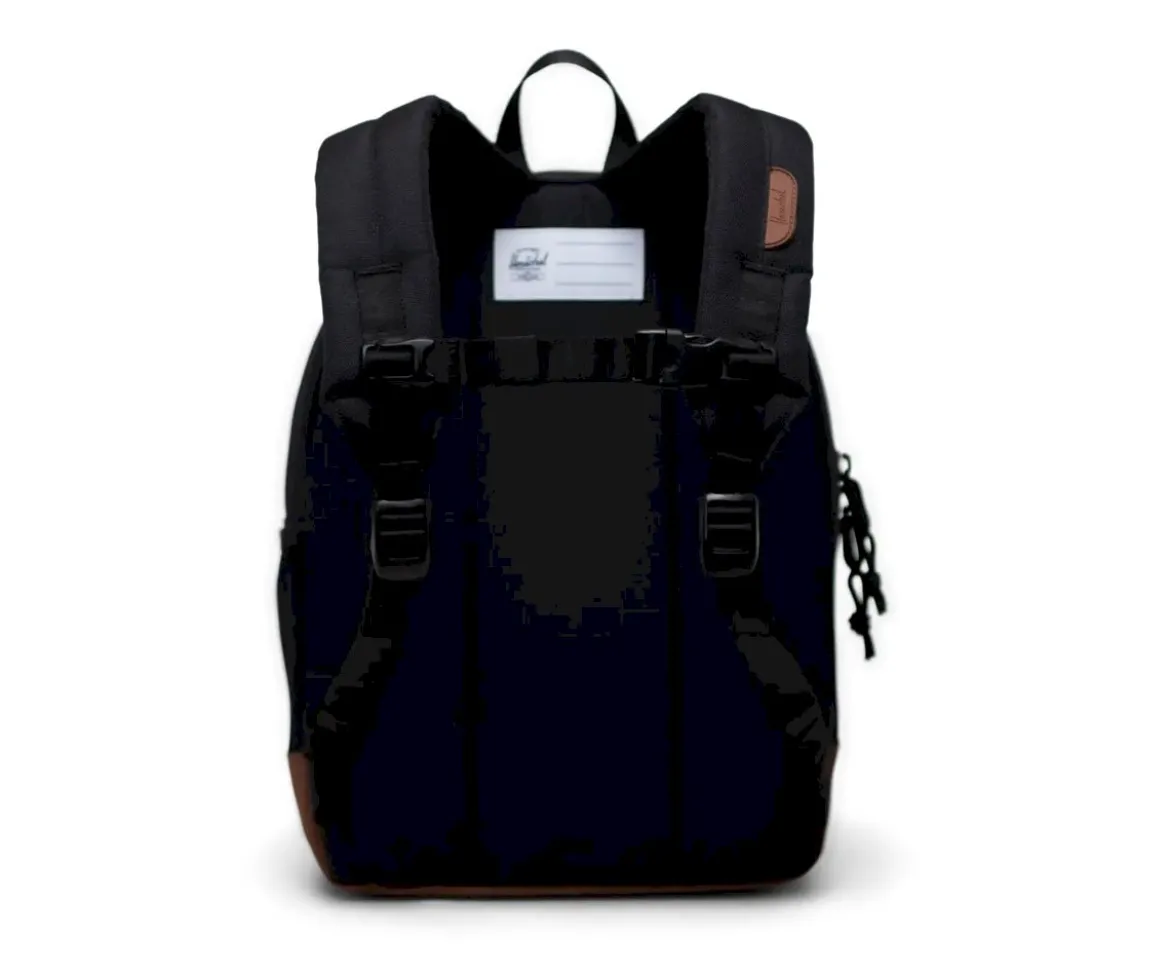 Mochila Herschel Heritage Kids Black Saddle Brown Personalizable