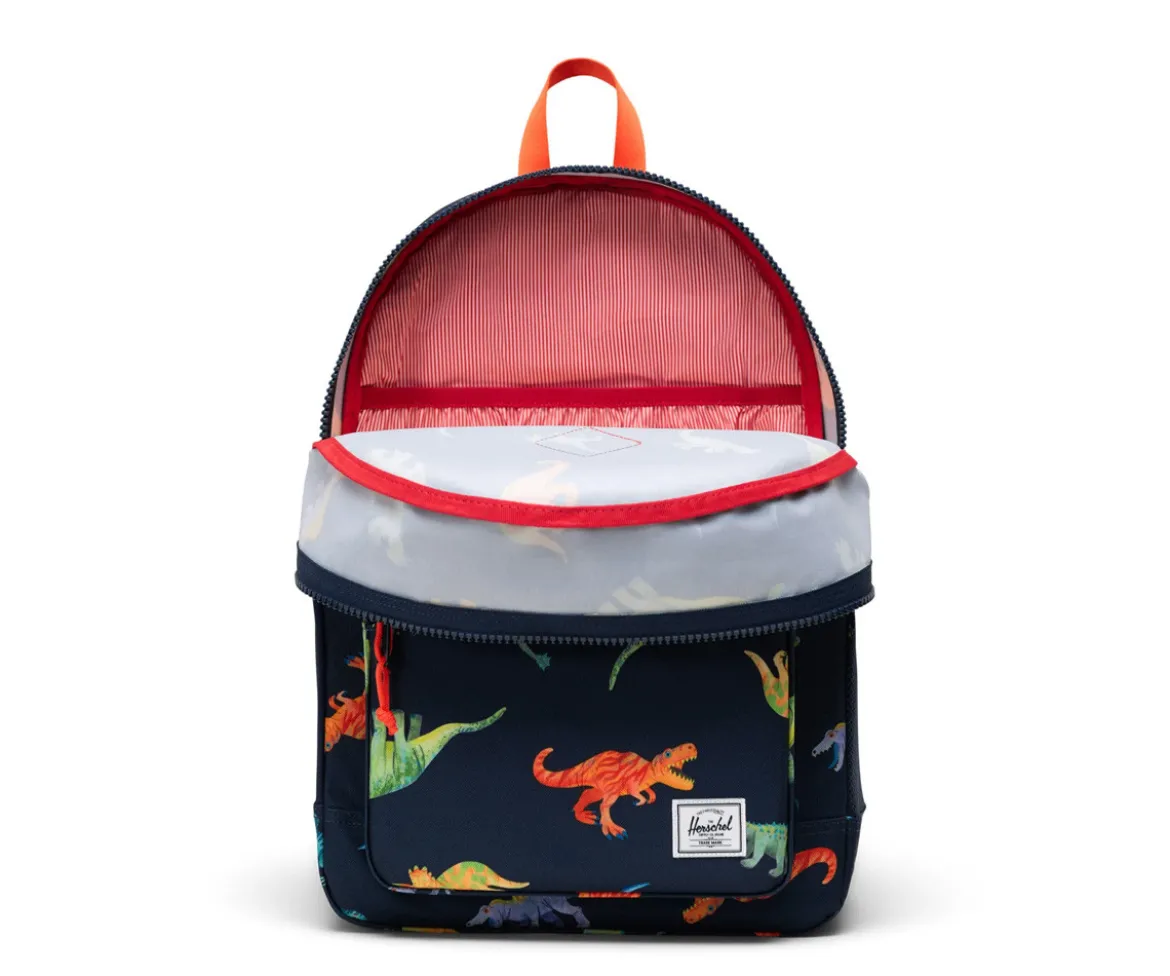 Mochila Herschel Heritage Youth Personalizable Dinos Darkest Navy