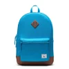 Mochila Herschel Heritage Youth Personalizable French Blue Saddle Bronw