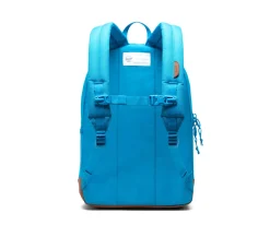 Mochila Herschel Heritage Youth Personalizable French Blue Saddle Bronw
