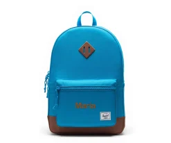 Mochila Herschel Heritage Youth Personalizable Hawaiian Surf Saddle Brown
