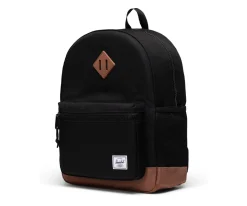 Mochila Herschel New Heritage Kids Personalizable Black Saddle Brown