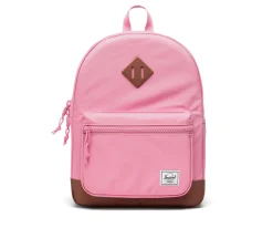 Mochila Herschel New Heritage Kids Personalizable Cashmere Rose Saddle Brown