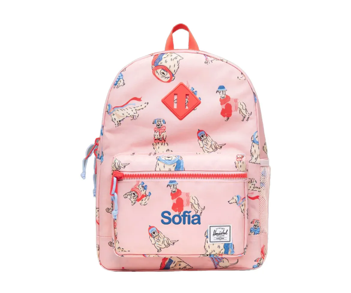 Mochila Herschel New Heritage Kids Personalizable Fashion Dogs