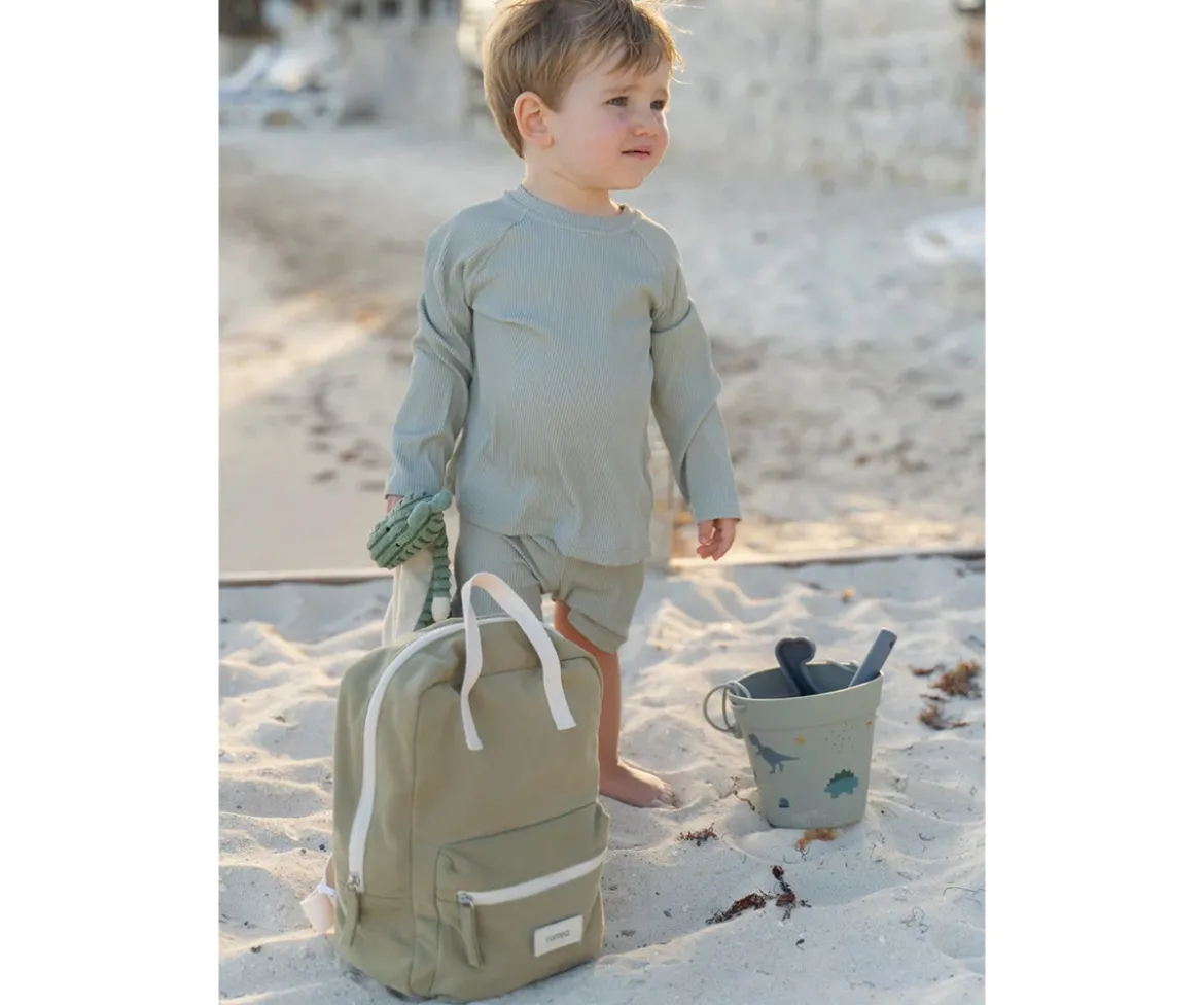 Mochila Infantil Andrea Kaki Personalizable