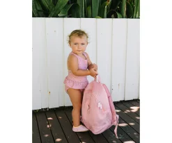 Mochila Infantil Antiarena Whale Pink