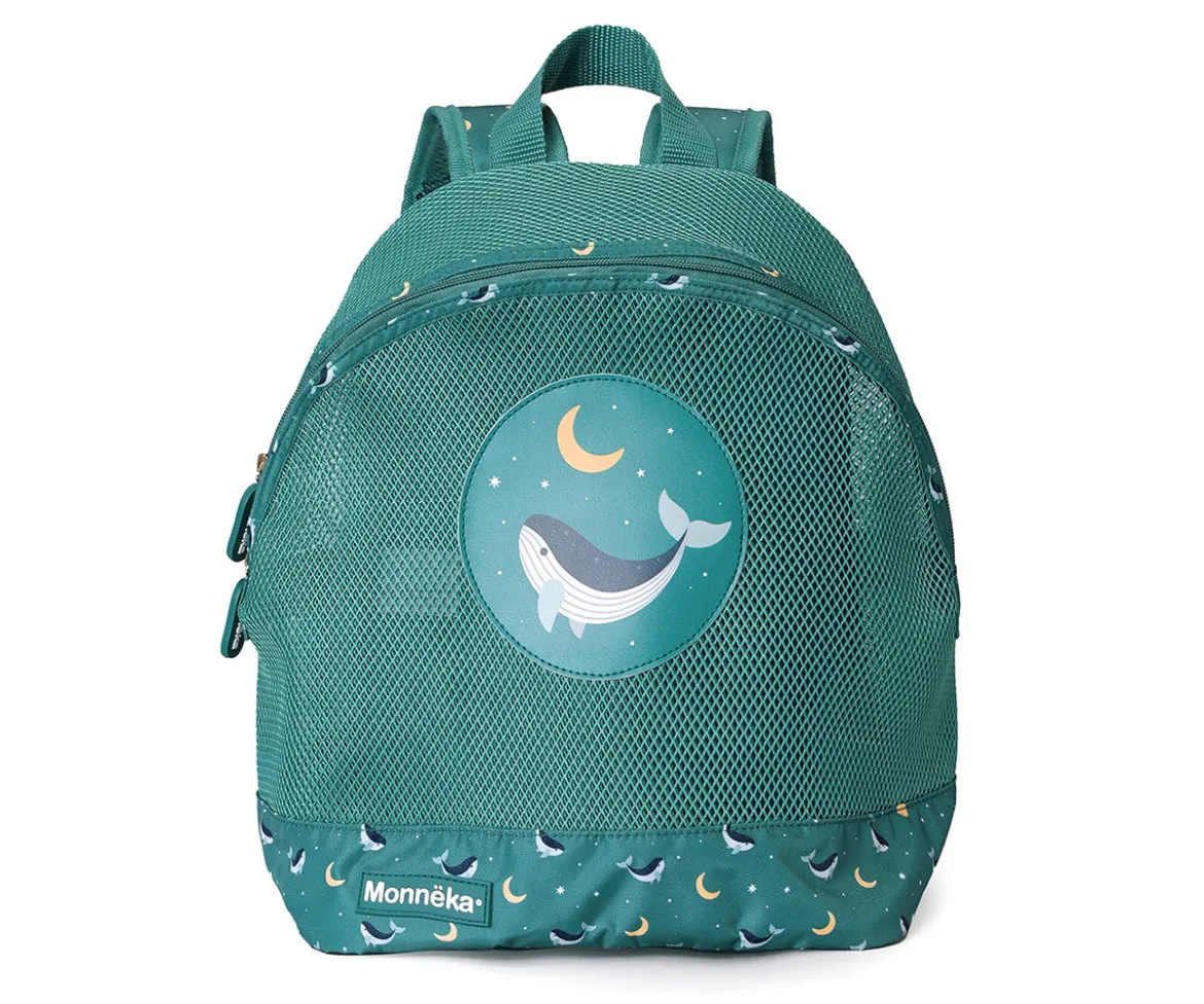 Mochila Infantil Antiarena Whale Teal