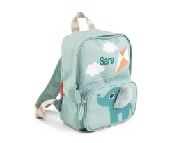 Mochila Infantil Canvas Elphee Blue Personalizable