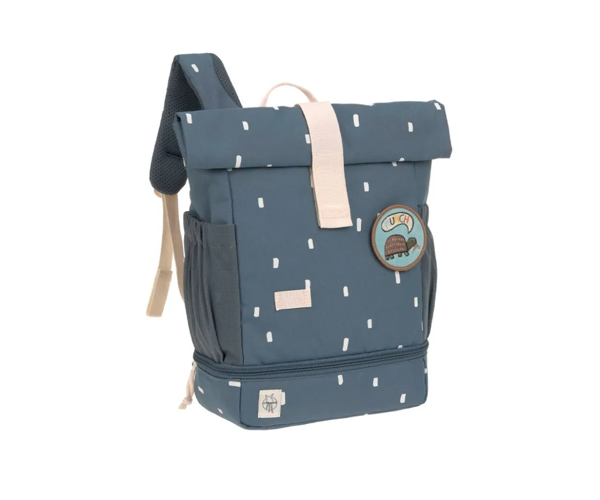 Mochila Infantil Mini Rolltop Happy Blue