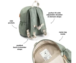 Mochila Infantil Playground Green Personalizable