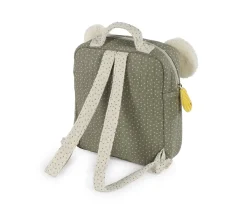 Mochila Infantil Ratoncito Topito Poppy Musgo Personalizable