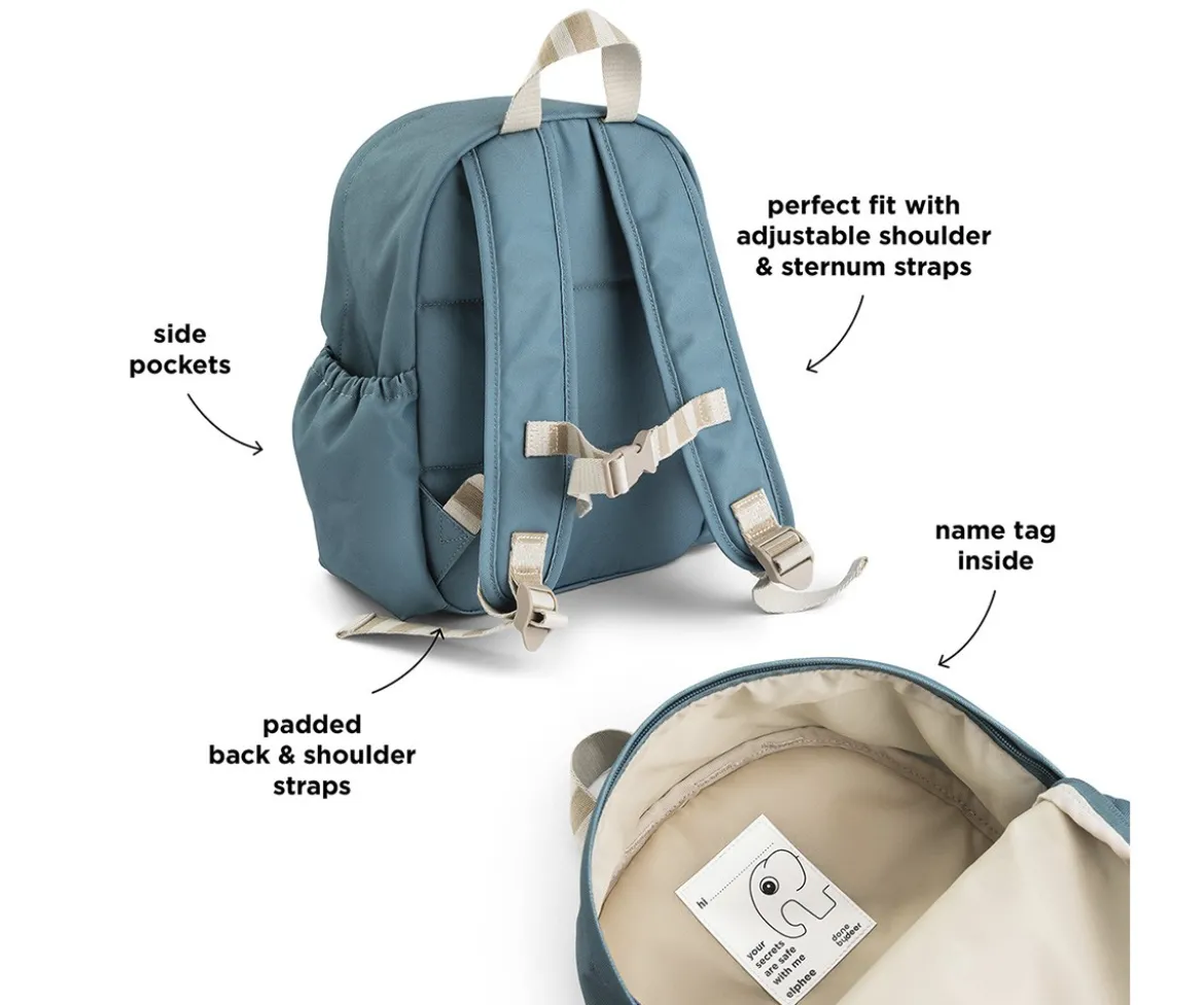 Mochila Infantil Tiny Farm Blue Personalizable