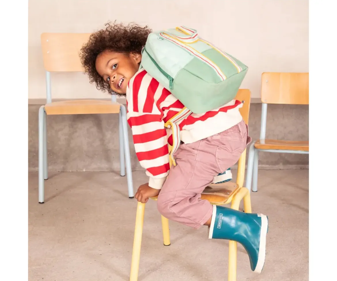 Mochila Infantil Verde Manzana