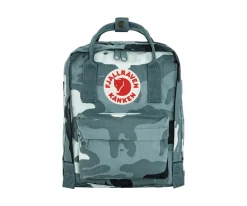 Mochila Kanken Graphics Mini Nimbus Blue Hidden Animals