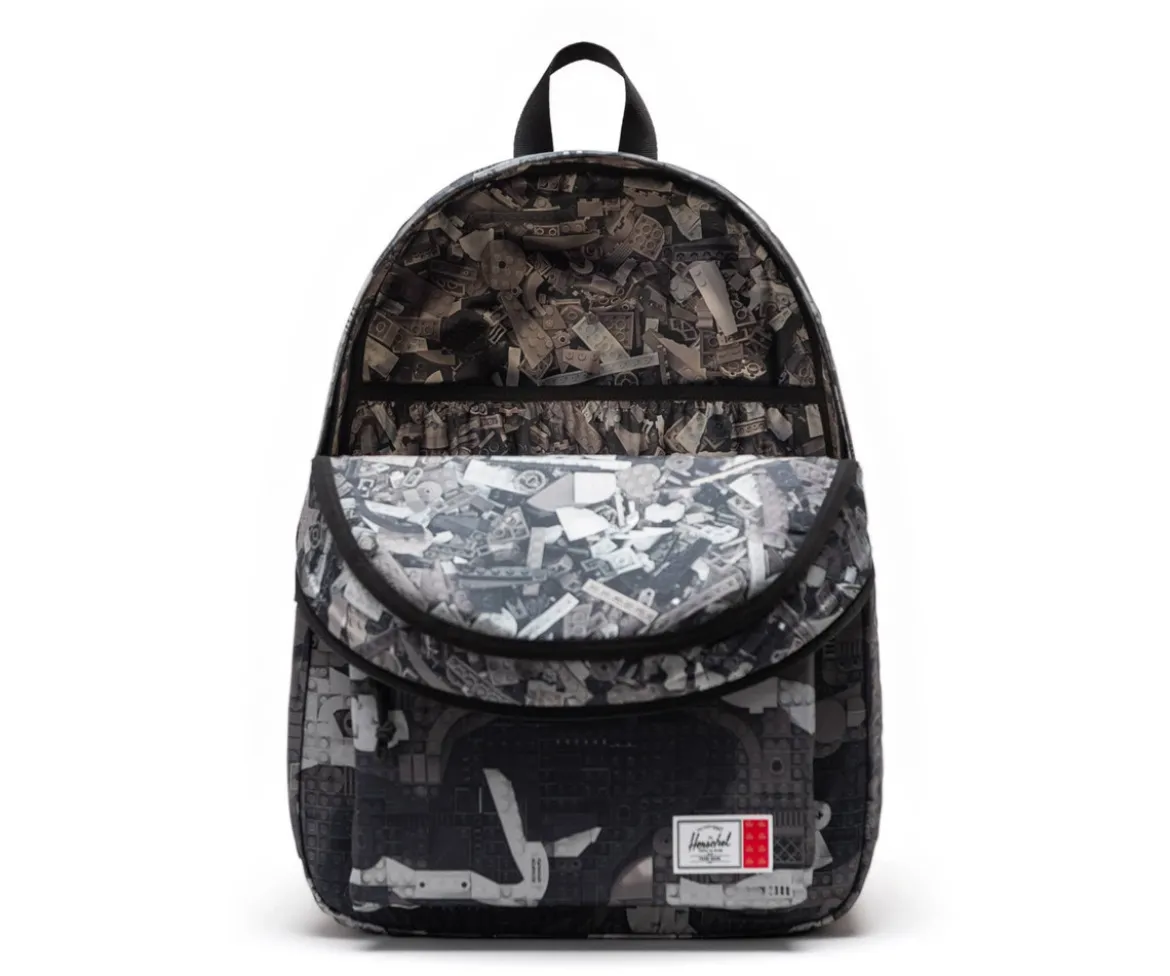 Mochila LEGO® Herschel Classic XL Personalizable Abstract Bricks Black