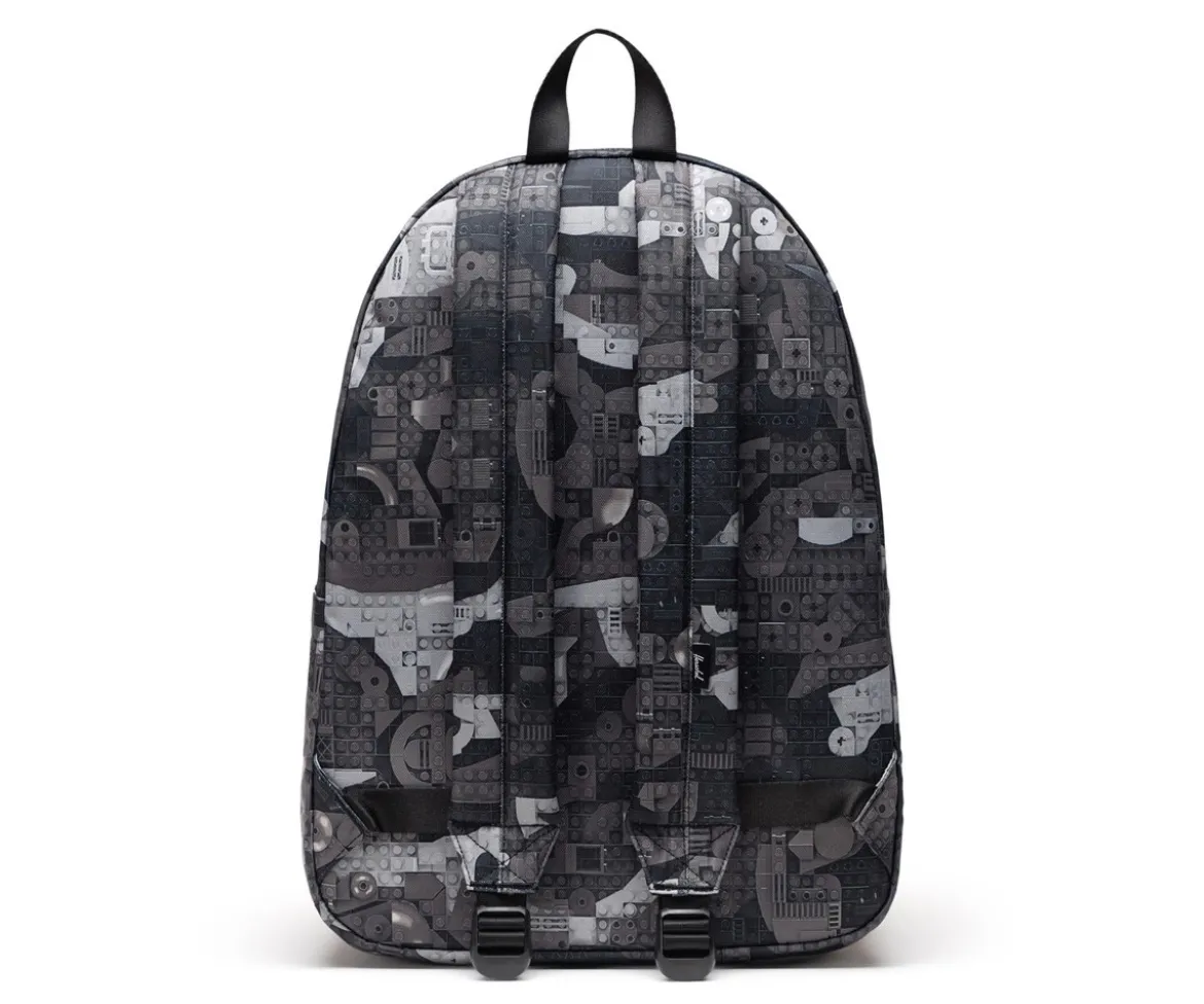Mochila LEGO® Herschel Classic XL Personalizable Abstract Bricks Black