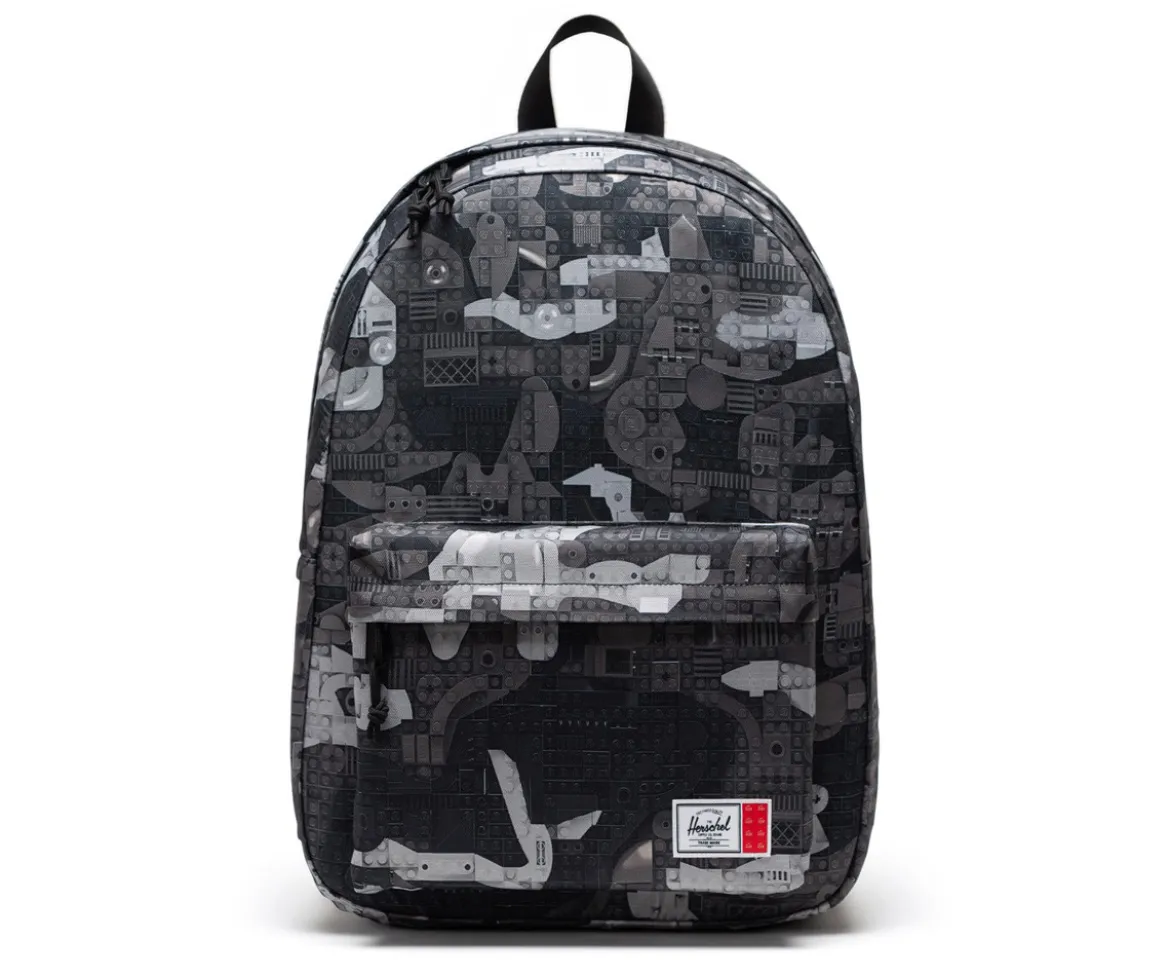 Mochila LEGO® Herschel Classic XL Personalizable Abstract Bricks Black