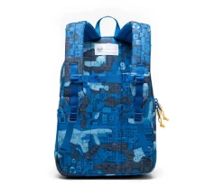 Mochila LEGO® Herschel Heritage Youth Personalizable Abstract Bricks Blue