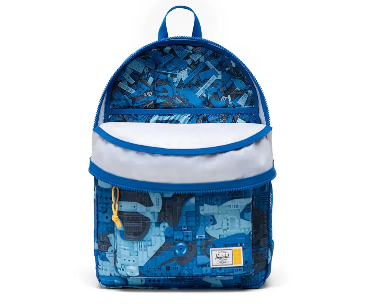 Mochila LEGO® Herschel Heritage Youth Personalizable Abstract Bricks Blue