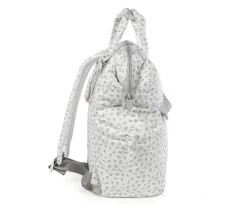 Mochila Little Bloom Flor Gris