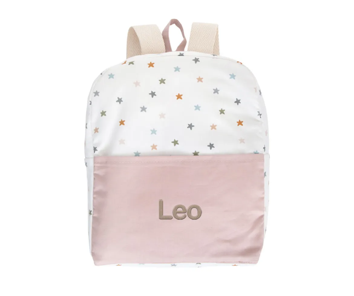 Mochila Little Stars Pink Personalizable