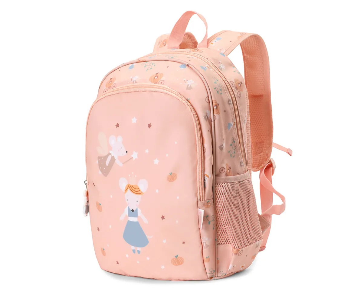 Mochila Mediana Mouse Fairies + Llavero Personalizable