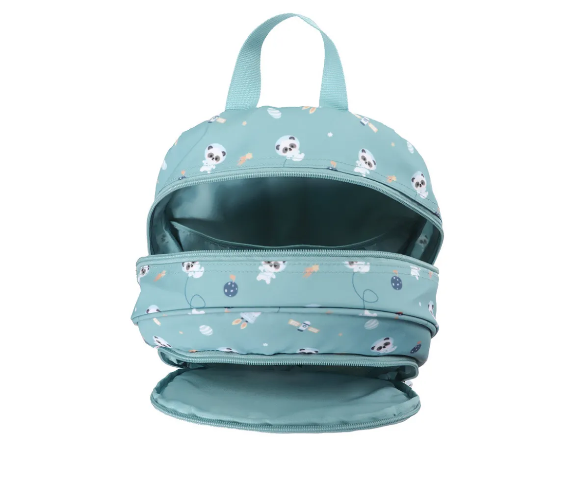 Mochila Mediana Pandas in Space + Llavero Personalizable