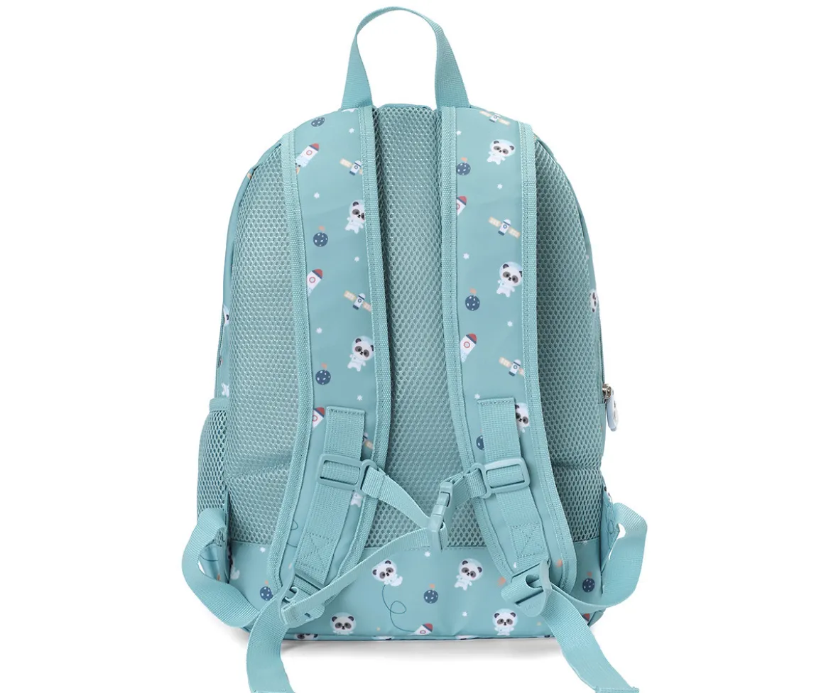 Mochila Mediana Pandas in Space + Llavero Personalizable