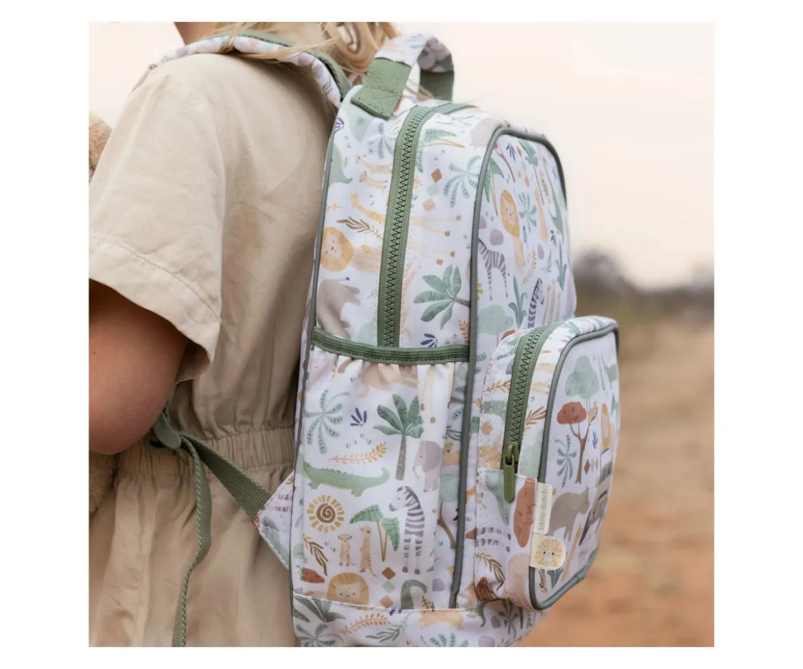 Mochila Mediana Safari Friends Personalizable