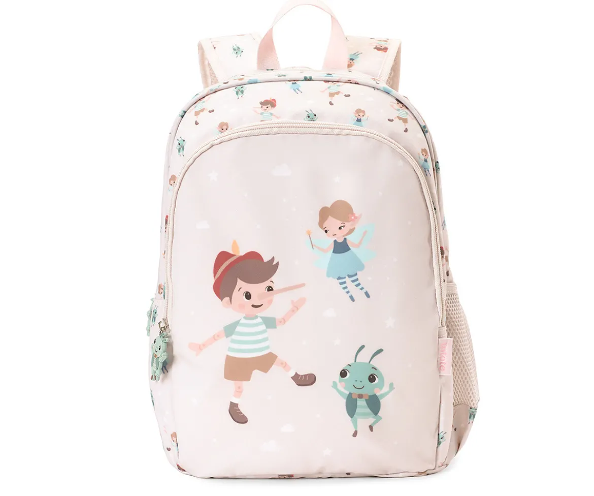 Mochila Mediana The Wooden Boy + Llavero Personalizable