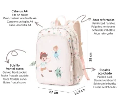 Mochila Mediana The Wooden Boy + Llavero Personalizable