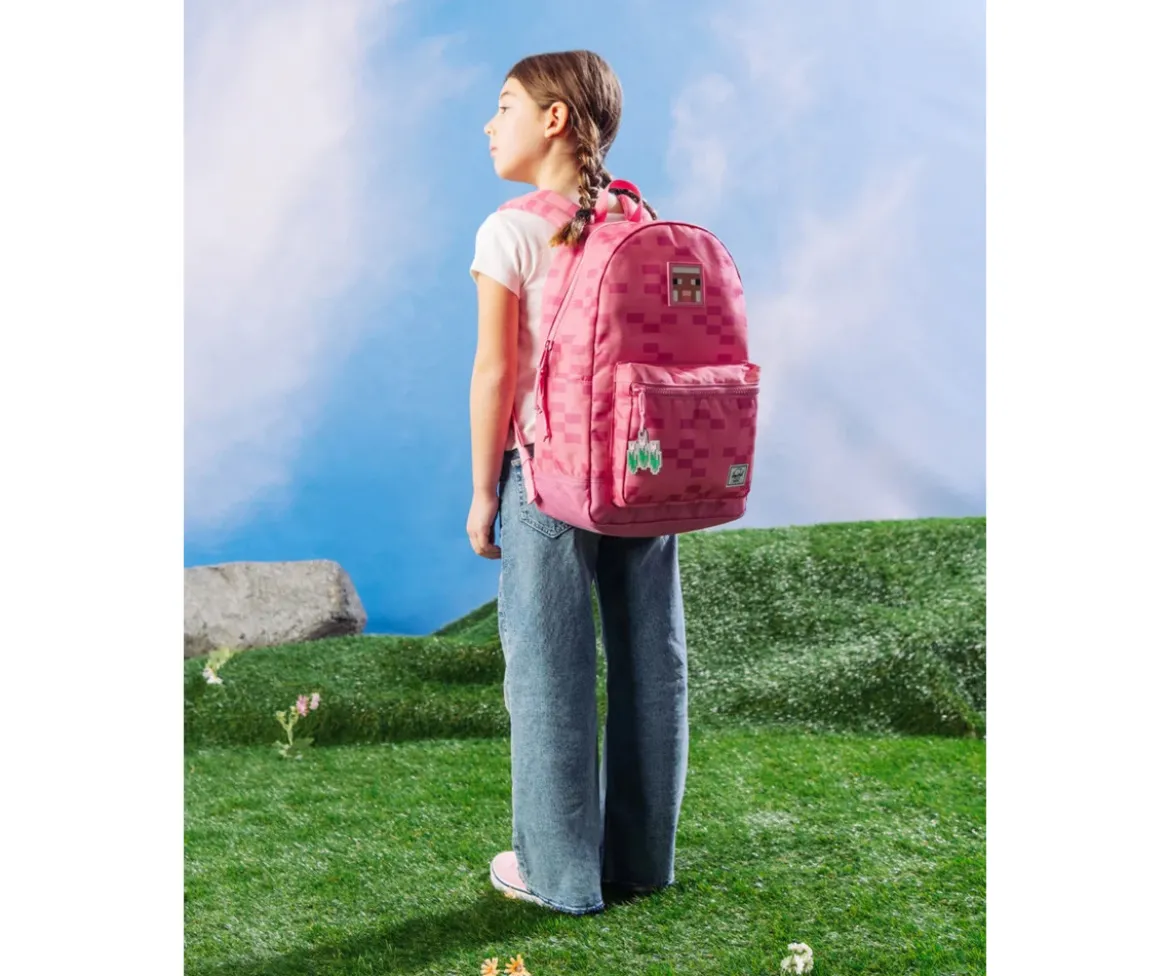 Mochila Minecraft Personalizable Herschel Heritage Youth Pink Sheep