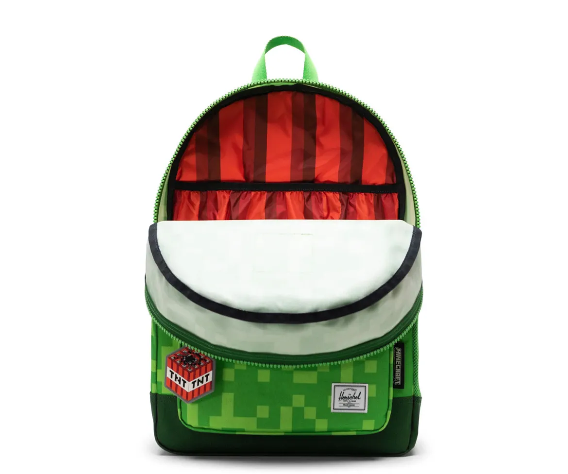 Mochila Minecraft Personalizable Herschel Heritage Youth Creeper