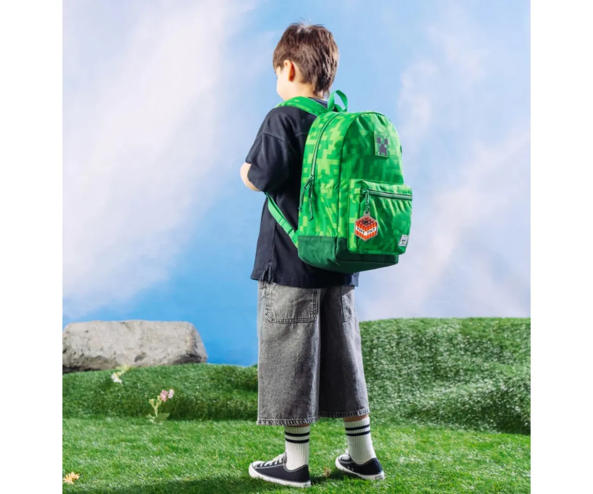 Mochila Minecraft Personalizable Herschel Heritage Youth Creeper