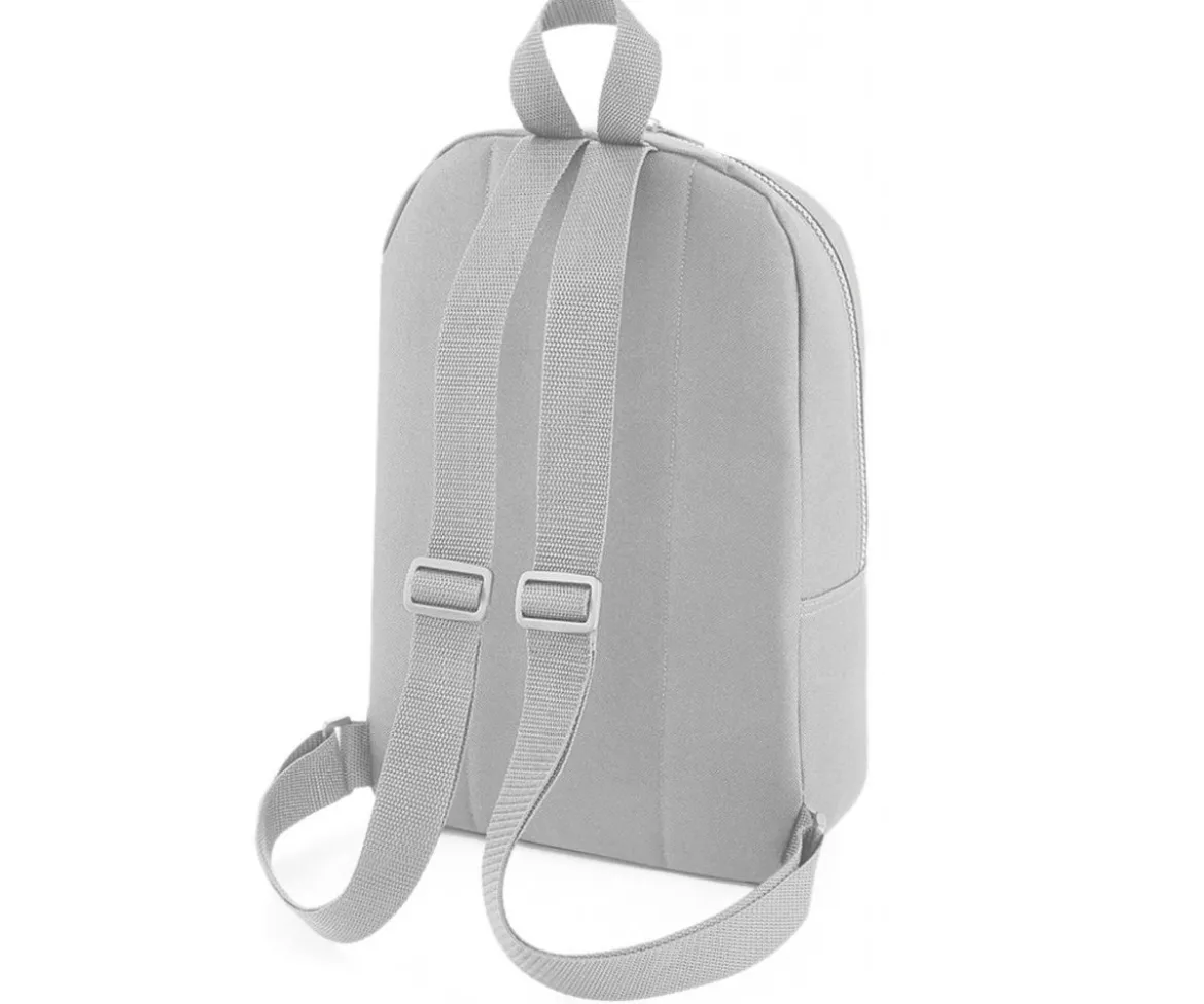Mochila Mini Fashion Gris Claro Personalizada Estrella