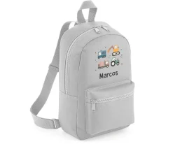Mochila Mini Fashion Gris Personalizada Trucks