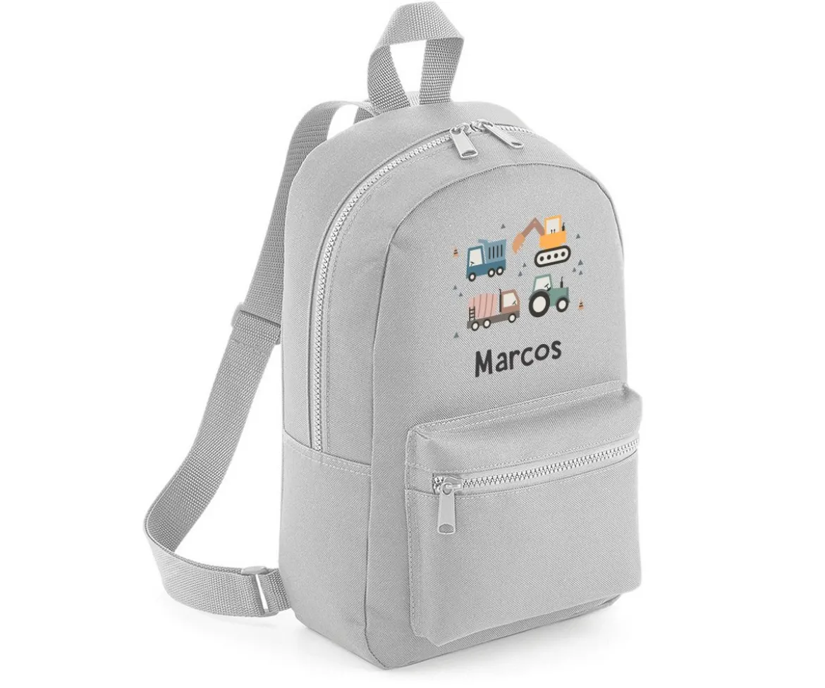 Mochila Mini Fashion Gris Personalizada Trucks