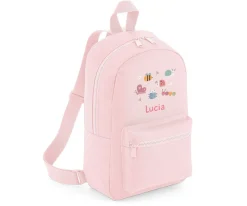 Mochila Mini Fashion Rosa Personalizada Bugs