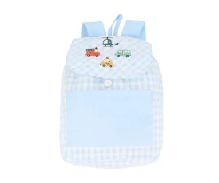 Mochila Pequeña Vichy City Cars Personalizable