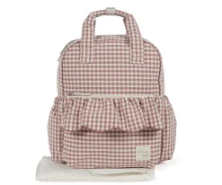 Mochila Praliné Vichy Moka