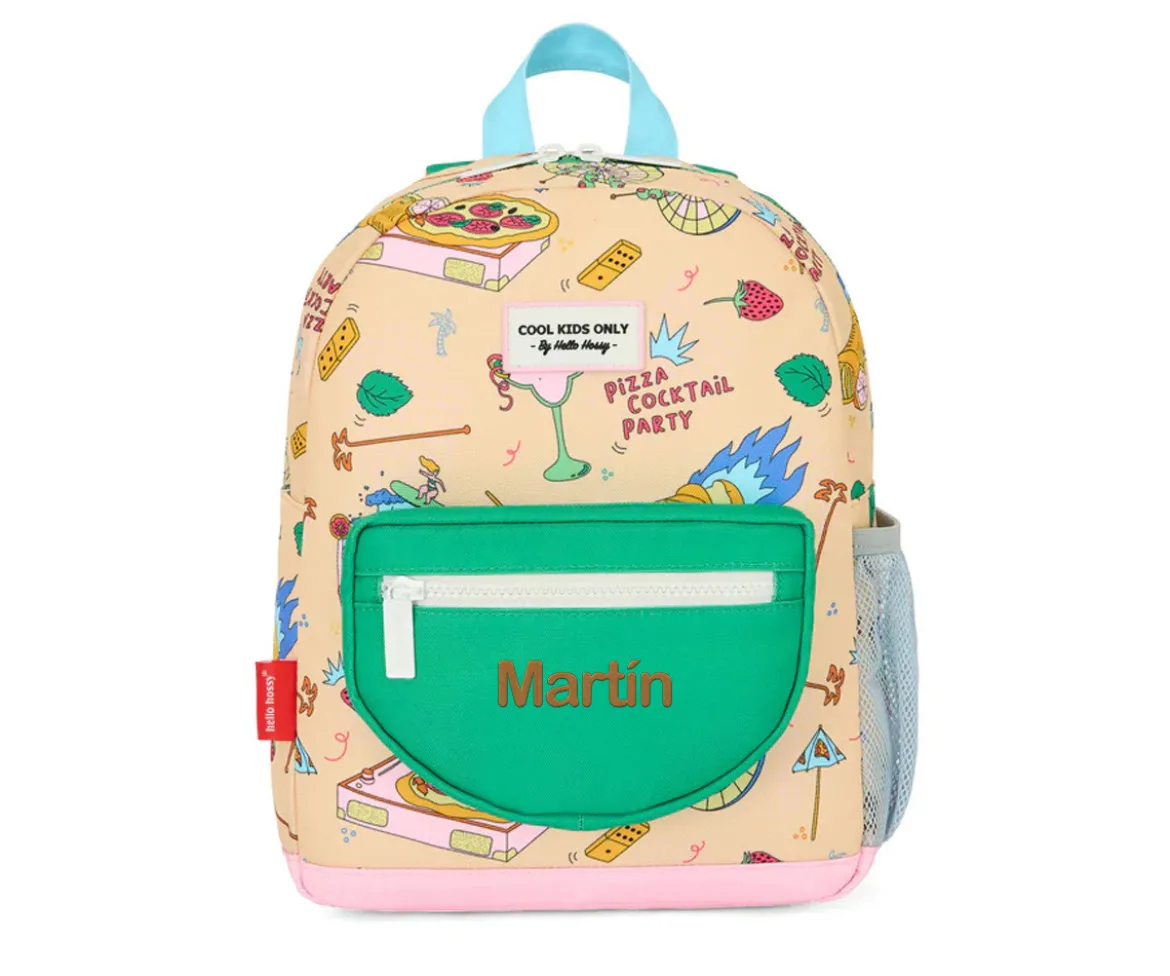 Mochila Preescolar Cocktail Party Personalizable