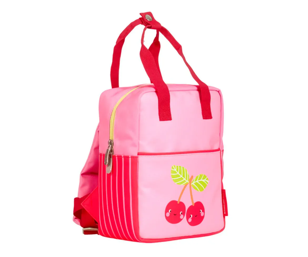 Mochila Preescolar Happy Cherries Personalizable