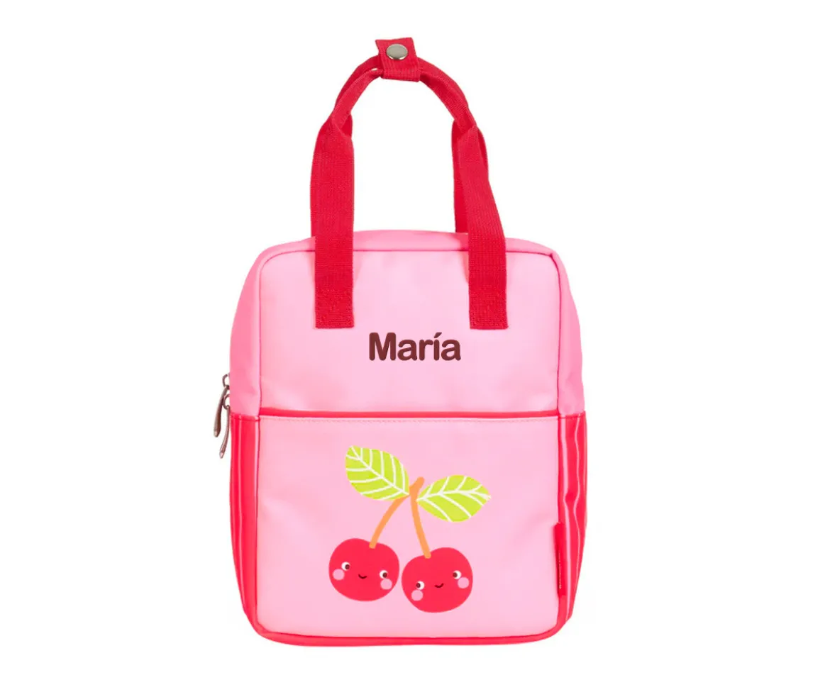Mochila Preescolar Happy Cherries Personalizable